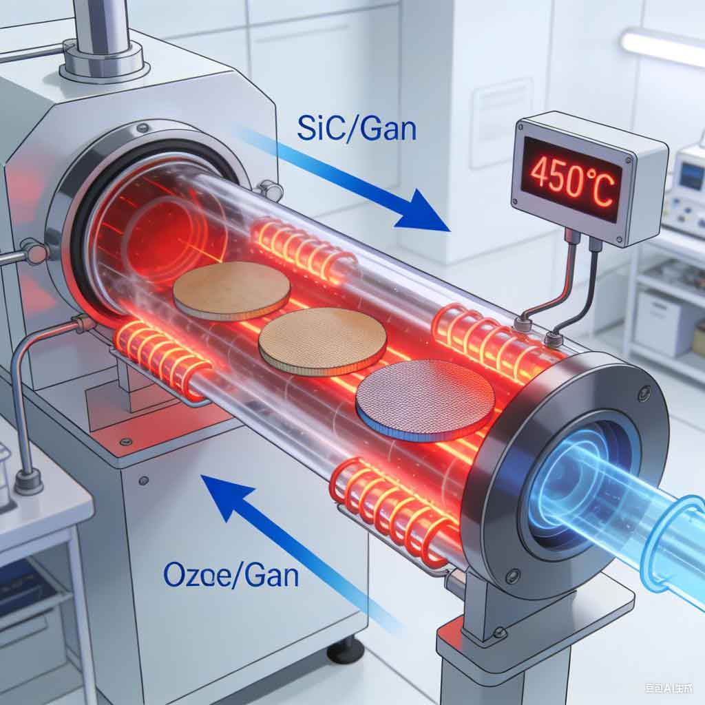 管式爐中臭氧對(duì) SiC / GaN 等寬禁帶半導(dǎo)體的氧化處理方法